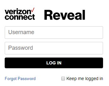 Password . . Verizon reveal login